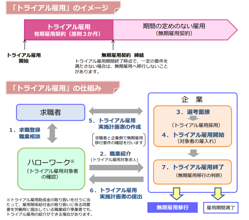 トライアル雇用の概要